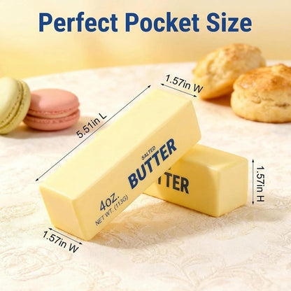 🧈Crunchy Sound Butter Bar Squishy Toy - Soft Squeeze Fidget Toy
