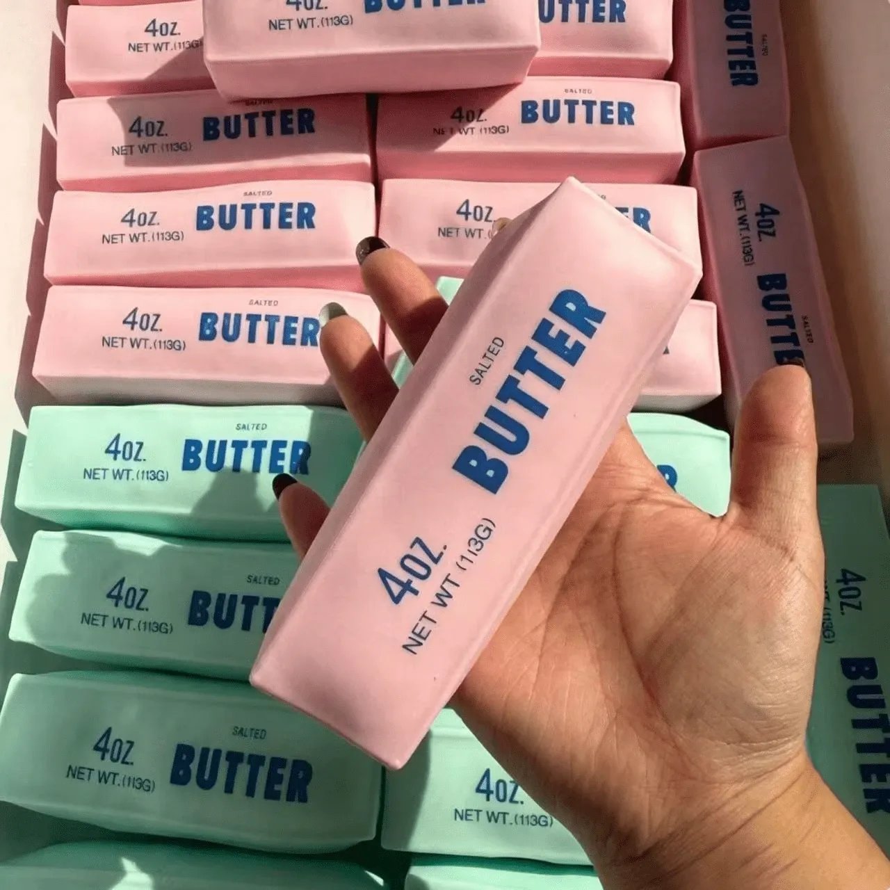 🧈Crunchy Sound Butter Bar Squishy Toy - Soft Squeeze Fidget Toy