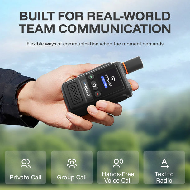 POC-1 Pro - 4G + Wi-Fi Global Walkie Talkie