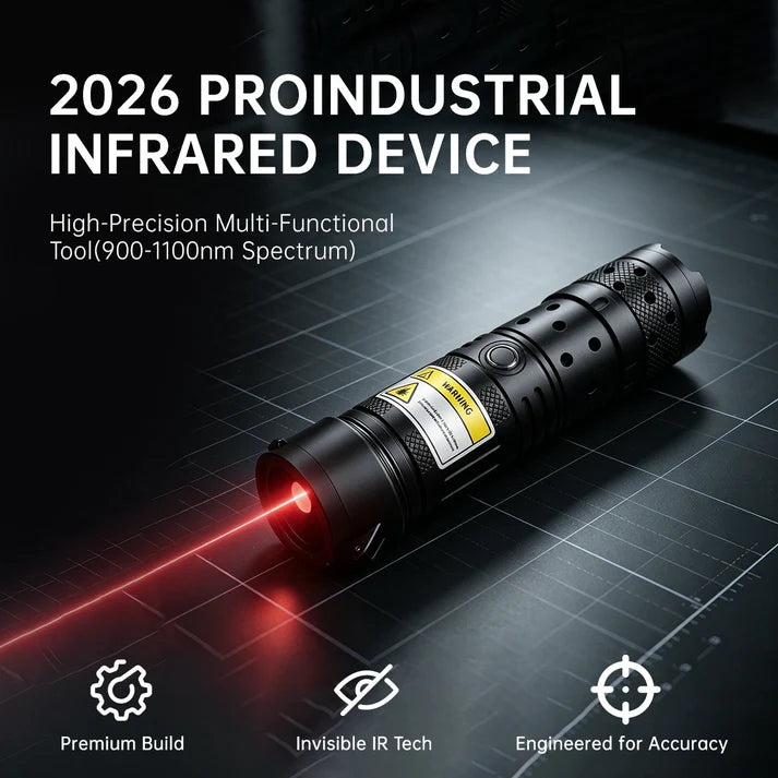 🔦 2026 New Design 120W 900-1100NM Powerful IR Laser Pointer