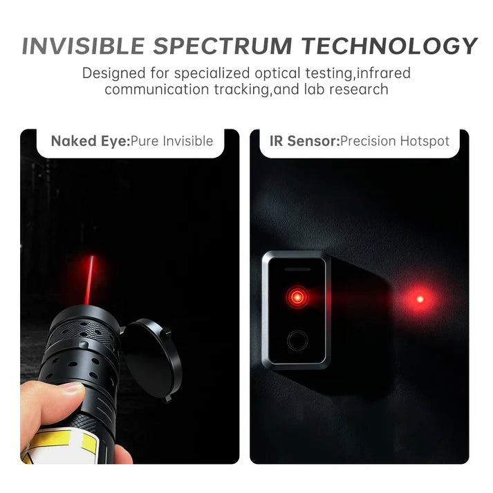 🔦 2026 New Design 120W 900-1100NM Powerful IR Laser Pointer