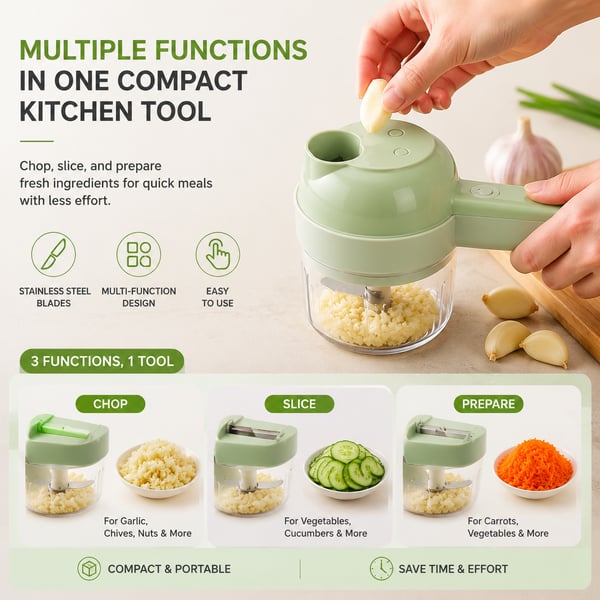 🥬 Handheld Vegetable Slicer