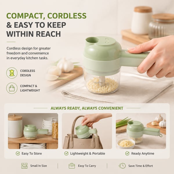 🥬 Handheld Vegetable Slicer