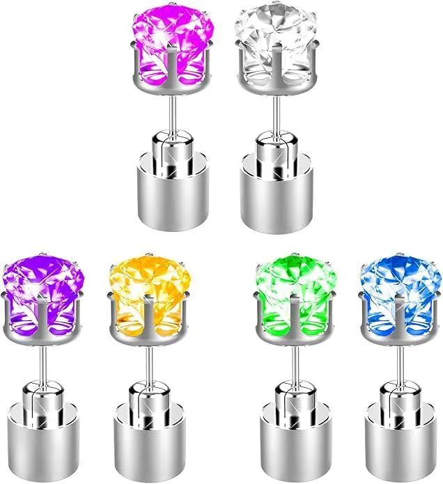 💎 LED Earrings, Light Up Stud Earrings