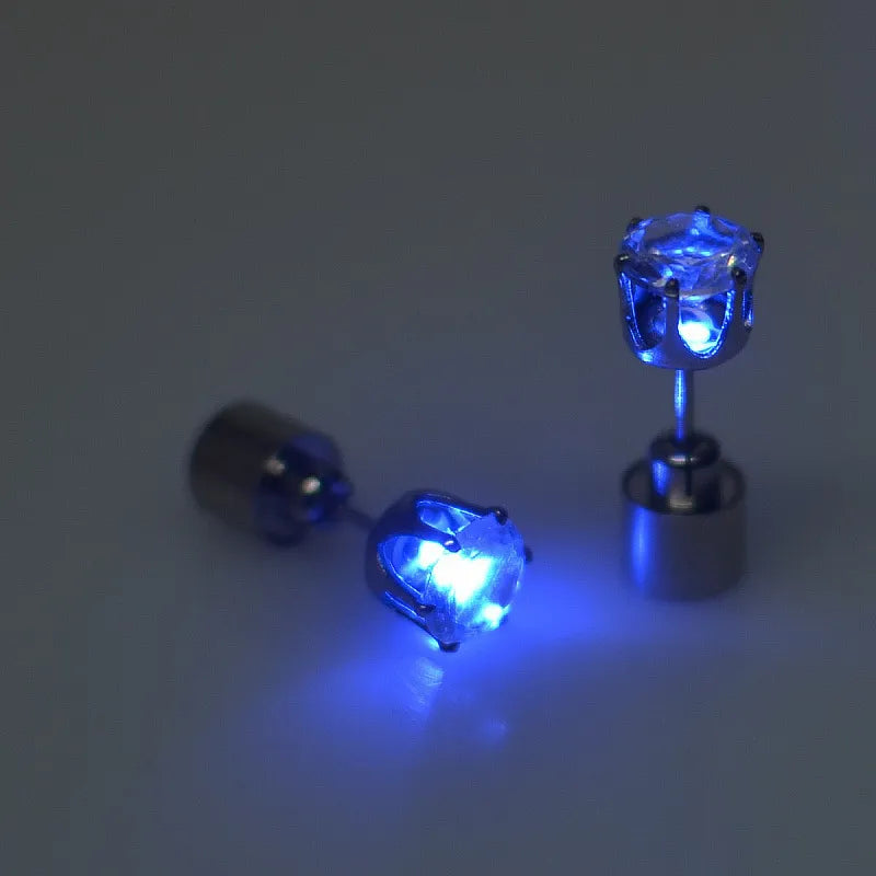 💎 LED Earrings, Light Up Stud Earrings