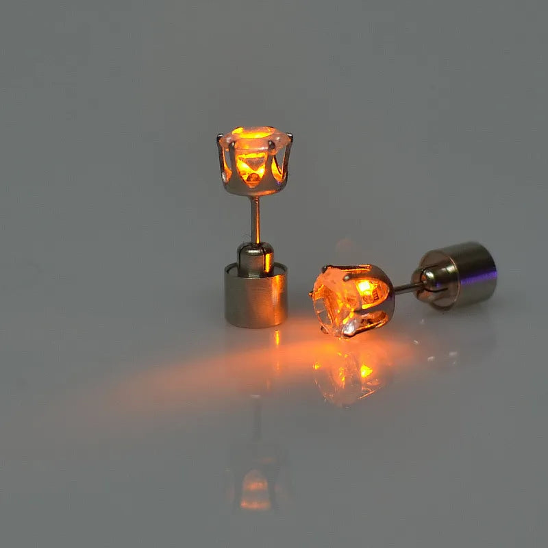 💎 LED Earrings, Light Up Stud Earrings