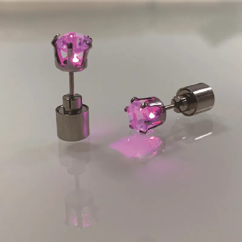 💎 LED Earrings, Light Up Stud Earrings