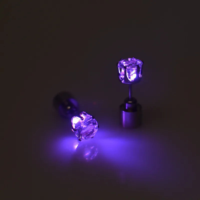 💎 LED Earrings, Light Up Stud Earrings