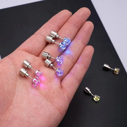 💎 LED Earrings, Light Up Stud Earrings