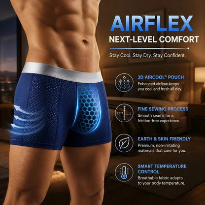🩲 Premium Leakproof lce Silk Mesh Men's Boxer