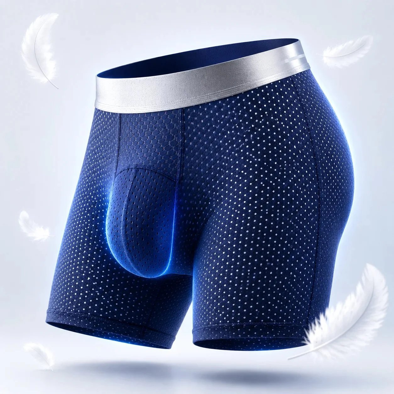 🩲 Premium Leakproof lce Silk Mesh Men's Boxer