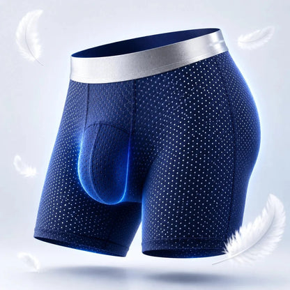 🩲 Premium Leakproof lce Silk Mesh Men's Boxer