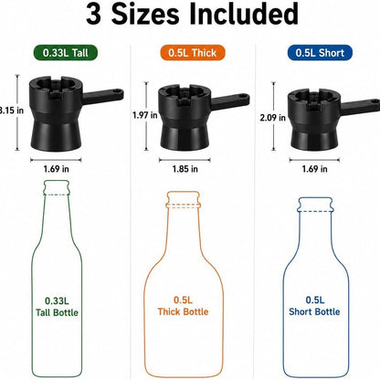 🍺Three-Piece Bottle Cap Launcher🎁Gift For Beer Lovers