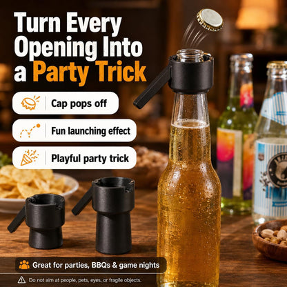 🍺Three-Piece Bottle Cap Launcher🎁Gift For Beer Lovers