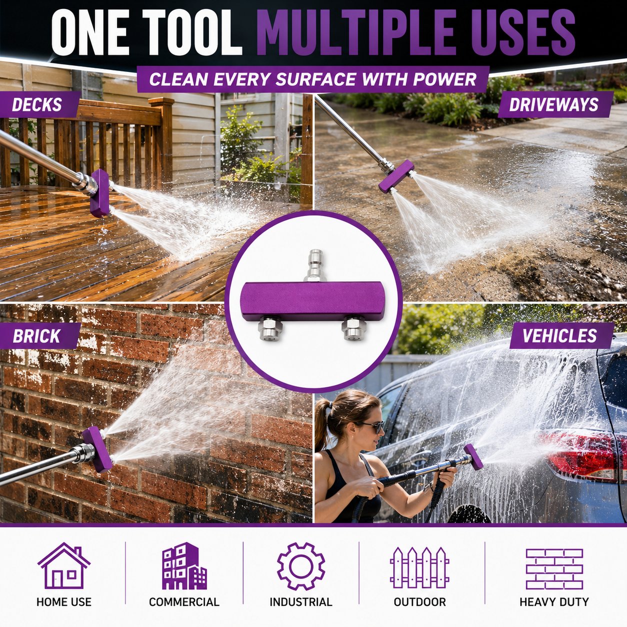 💦Pressure Washer Turbo Nozzle