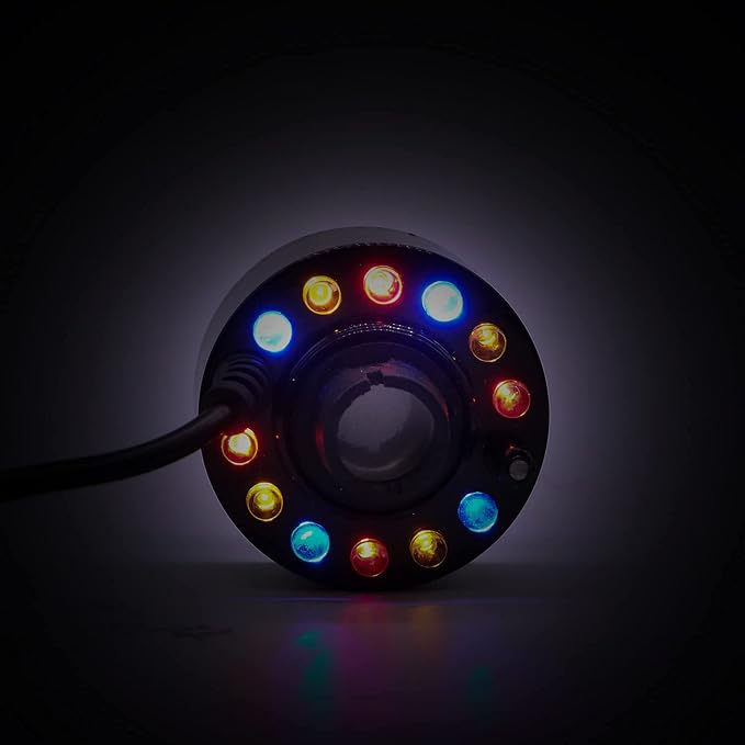 Halloween Ultrasonic mist generator with 12 LEDs