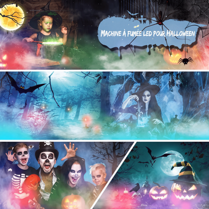Halloween Ultrasonic mist generator with 12 LEDs