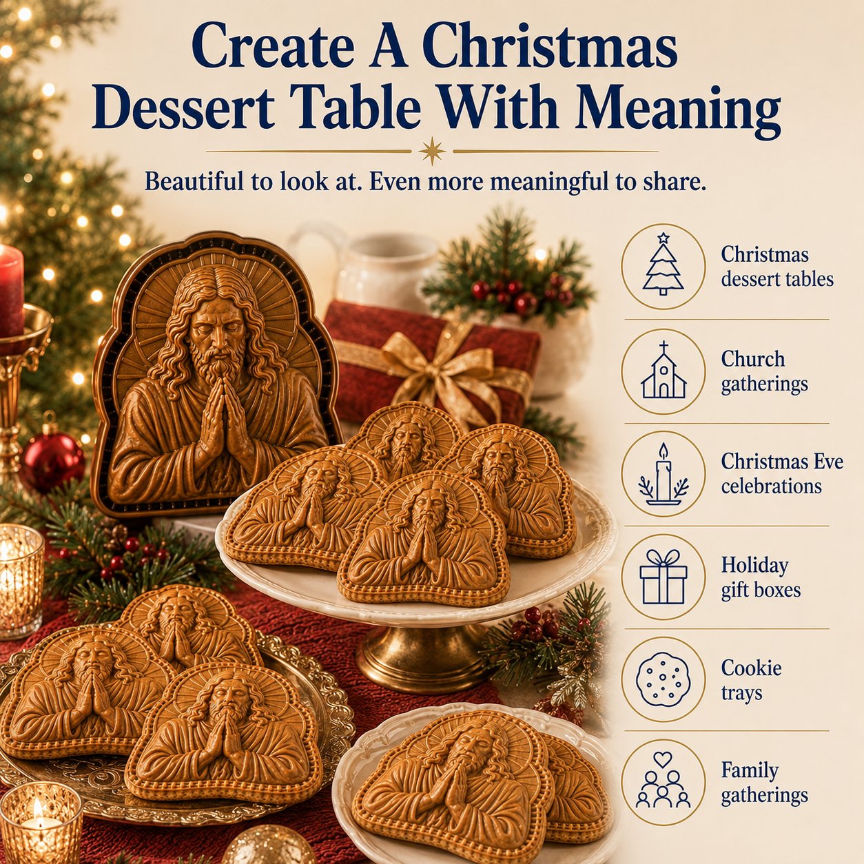 🥧 Faith & Nativity Christmas Mini Pie Mold Collection