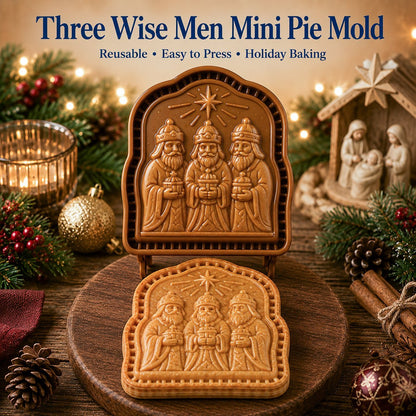 🥧 Faith & Nativity Christmas Mini Pie Mold Collection