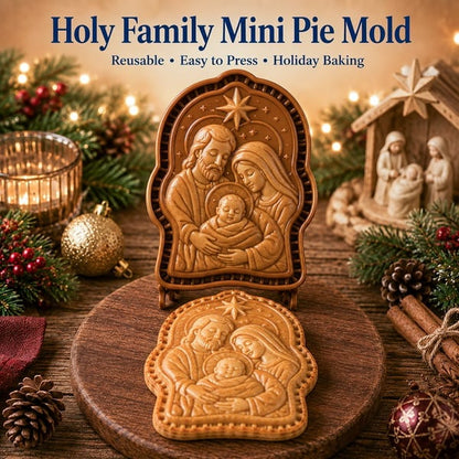 🥧 Faith & Nativity Christmas Mini Pie Mold Collection