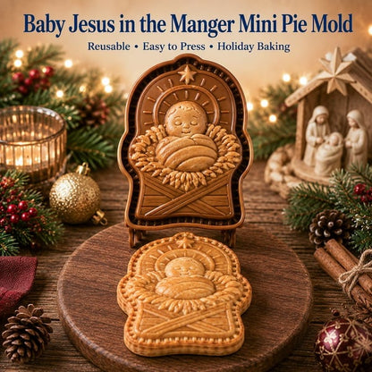 🥧 Faith & Nativity Christmas Mini Pie Mold Collection