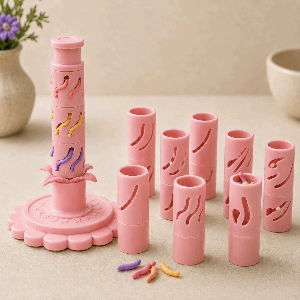 🌸 Beginner-Friendly Modular Clay Bloom Maker Set