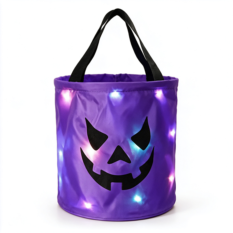 🎃LED Light Up Halloween Candy Bucket
