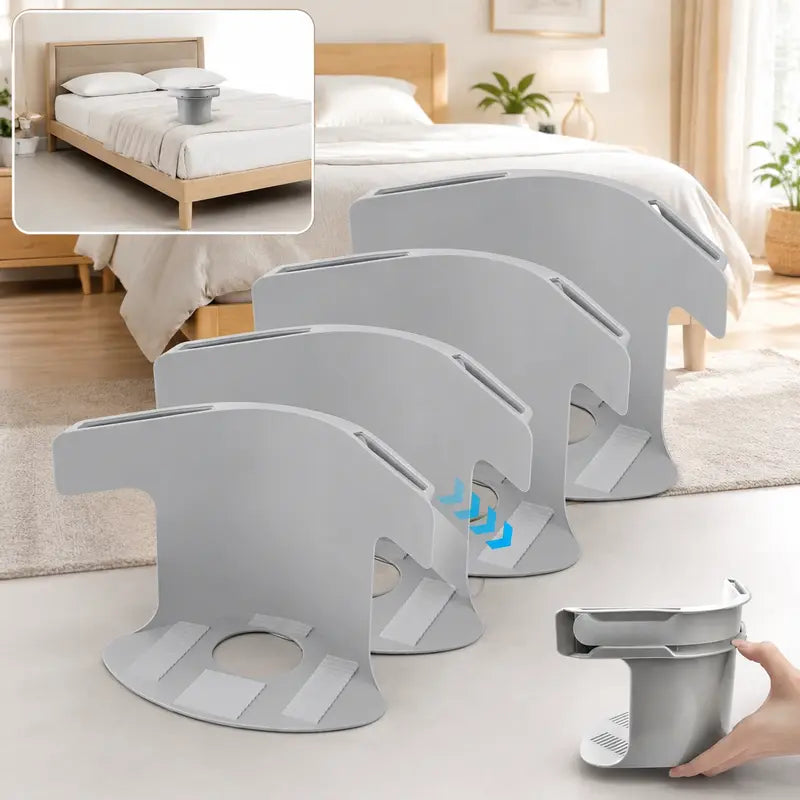 🛏️ 4-Pack Heavy Duty Bed Sheet Clips, Locking Mattress Corner Holders