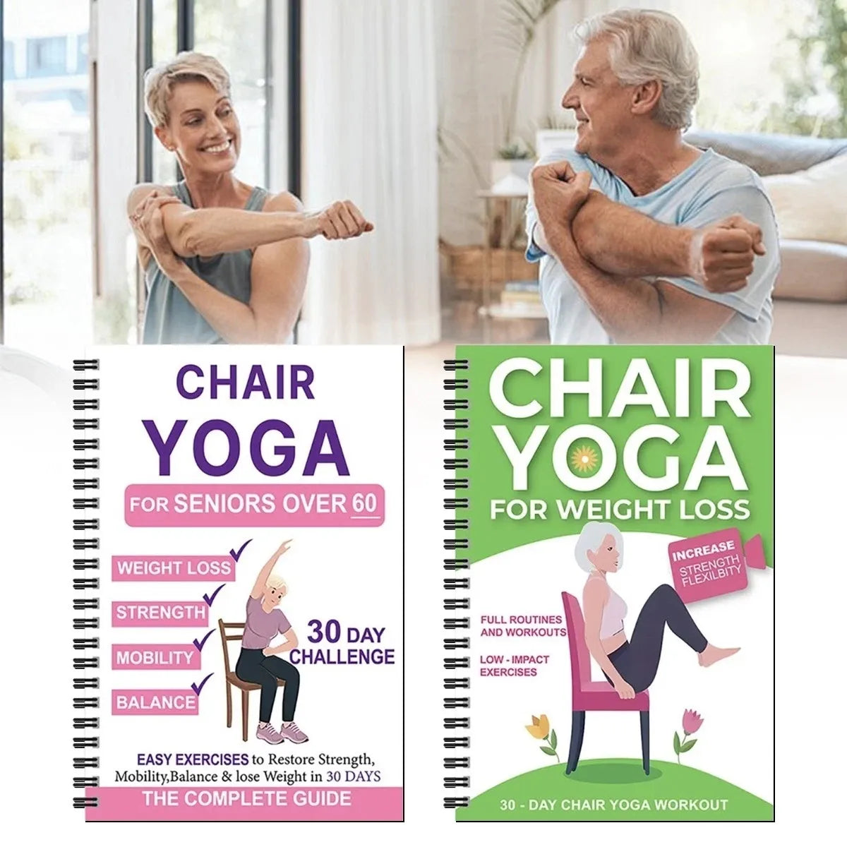 📖The Complete Guide to Chair Yoga for Seniors Over 60：Low‑Impact Exercises for Strength & Balance