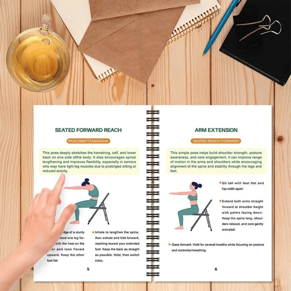 📖The Complete Guide to Chair Yoga for Seniors Over 60：Low‑Impact Exercises for Strength & Balance
