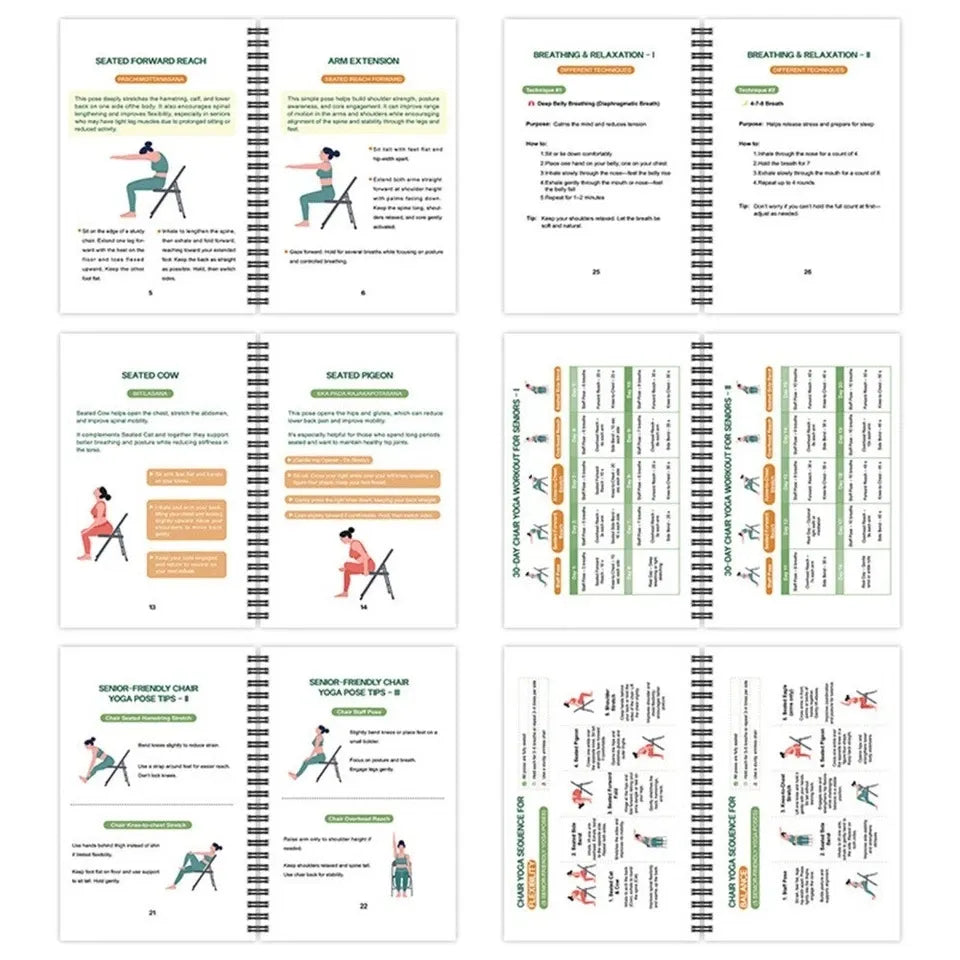 📖The Complete Guide to Chair Yoga for Seniors Over 60：Low‑Impact Exercises for Strength & Balance