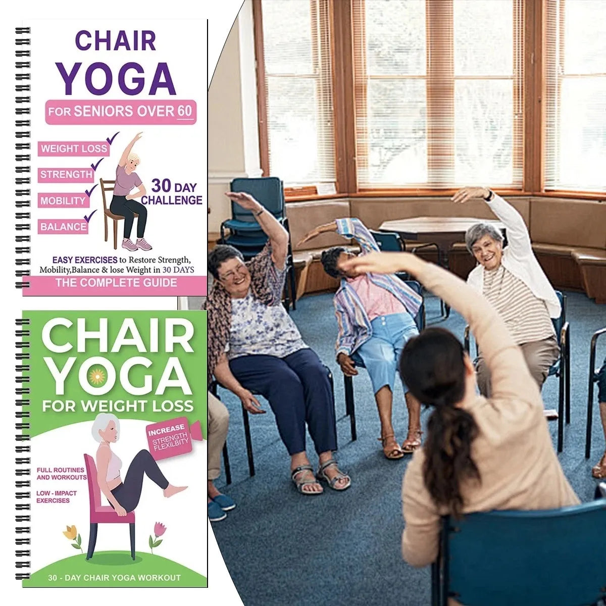 📖The Complete Guide to Chair Yoga for Seniors Over 60：Low‑Impact Exercises for Strength & Balance