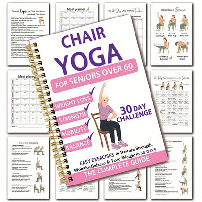 📖The Complete Guide to Chair Yoga for Seniors Over 60：Low‑Impact Exercises for Strength & Balance