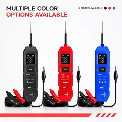 3-in-1 Automotive Circuit Tester – 12V/24V Voltage, Polarity & Continuity Tester