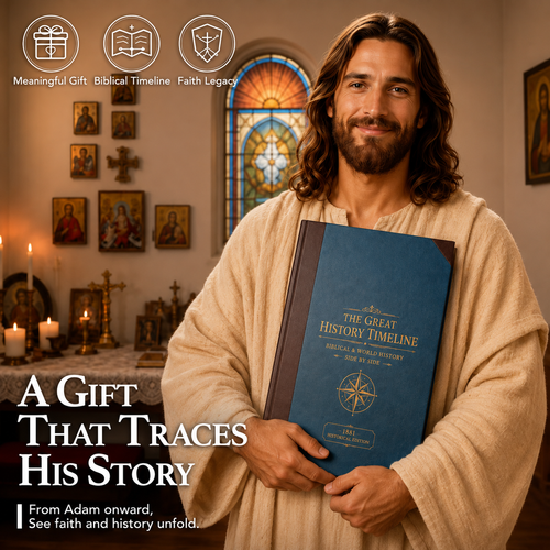 6,000 Years of Biblical & World Events in One Fold-Out Timeline