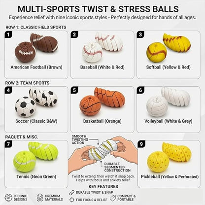 ⚾ Baseball Fidget Ball Toy