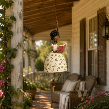 🌸 Let Your Space Dance — Whimsical Dancing Lady Hanging Ornament
