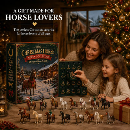 🐴 Christmas Horse Advent Calendar--24 Days of Horse Friends & Holiday Memories