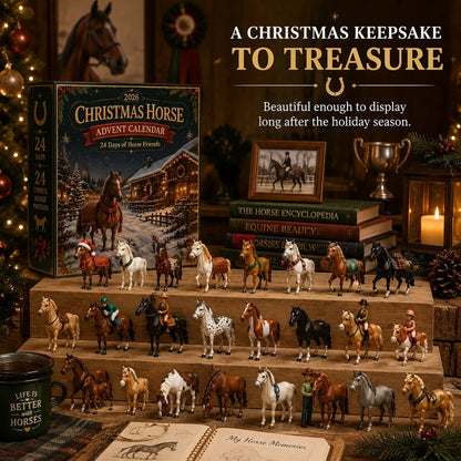 🐴 Christmas Horse Advent Calendar--24 Days of Horse Friends & Holiday Memories