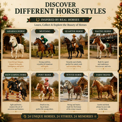 🐴 Christmas Horse Advent Calendar--24 Days of Horse Friends & Holiday Memories