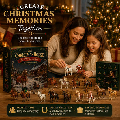 🐴 Christmas Horse Advent Calendar--24 Days of Horse Friends & Holiday Memories