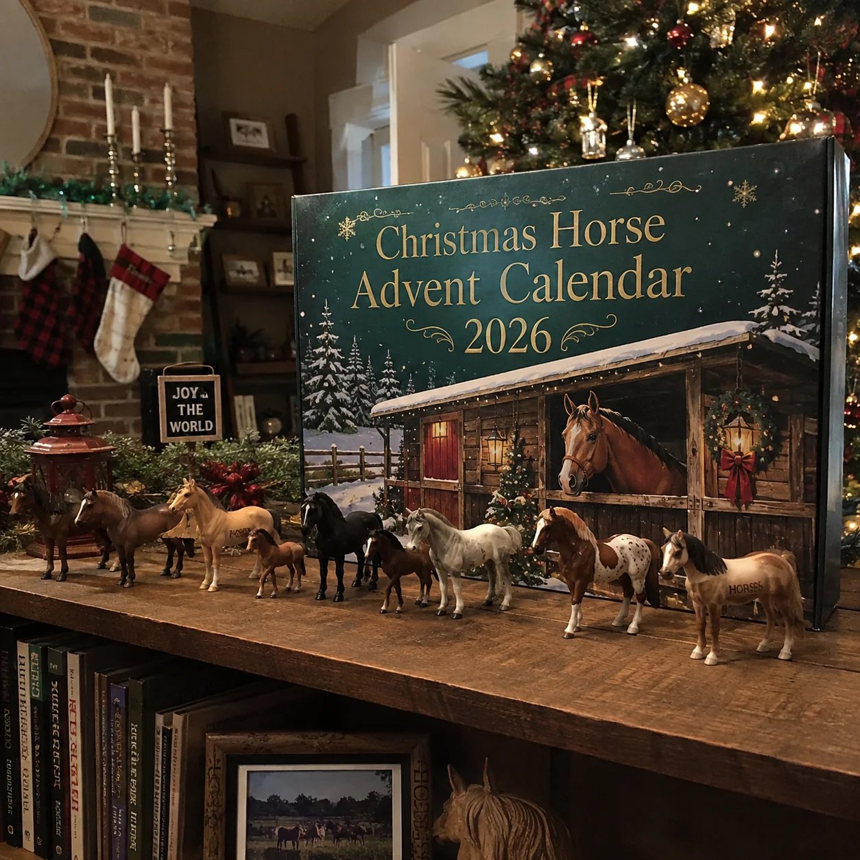 🐴 Christmas Horse Advent Calendar--24 Days of Horse Friends & Holiday Memories