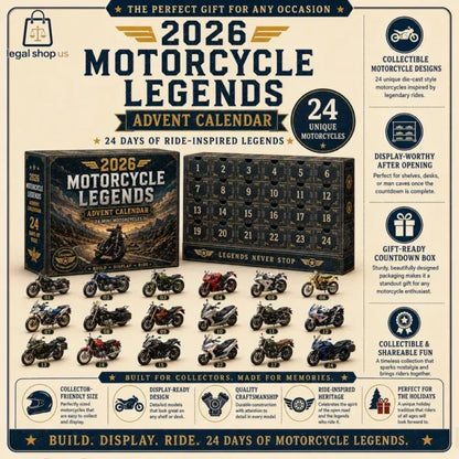 🛵🚗 High Sales 2026 Motorcycle & Classic American Cars Advent Calendar