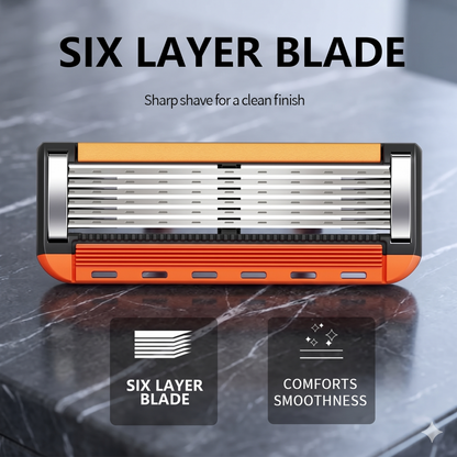 🪒Men's Unscented Precision Razor Blade Replacement Handheld Kit