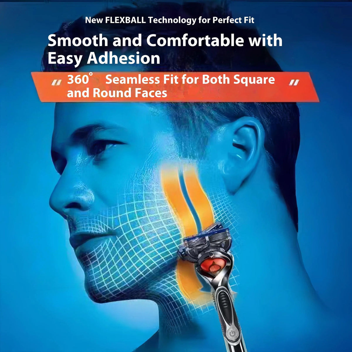 🪒Men's Unscented Precision Razor Blade Replacement Handheld Kit