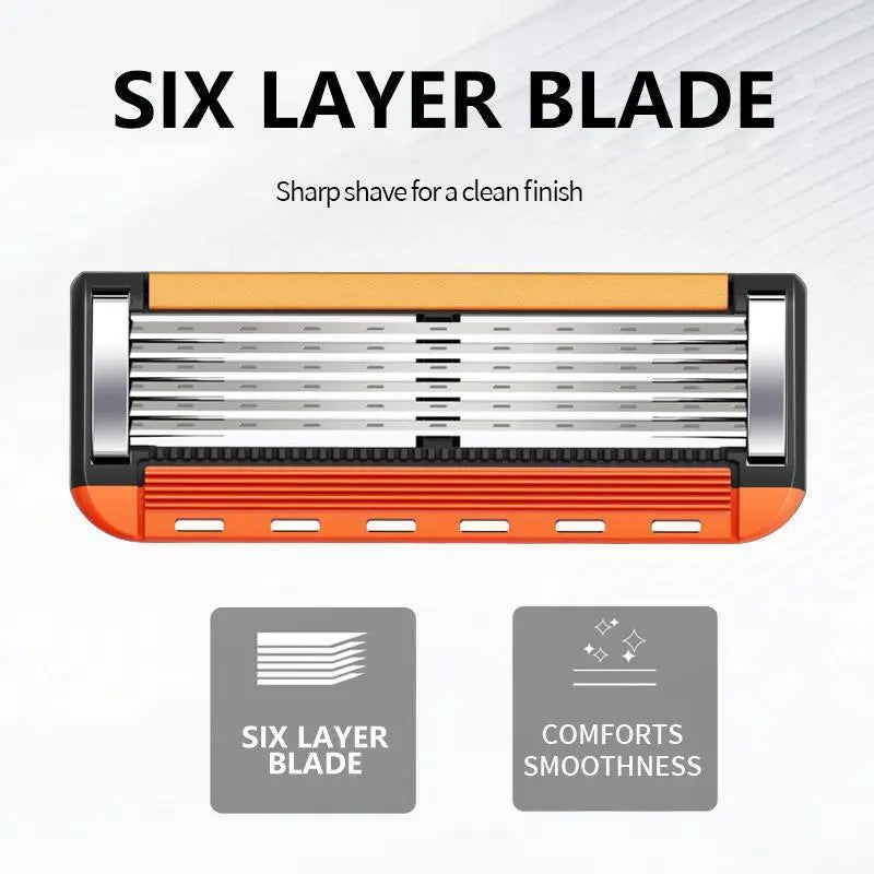 🪒Men's Unscented Precision Razor Blade Replacement Handheld Kit