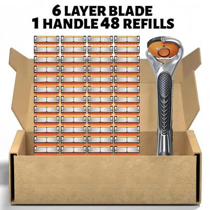 🪒Men's Unscented Precision Razor Blade Replacement Handheld Kit