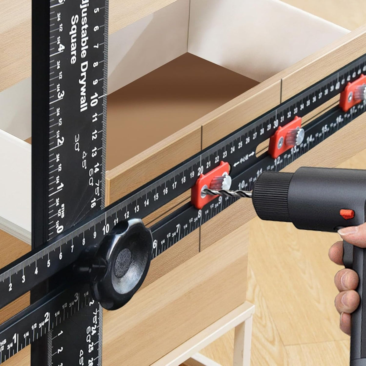 🛠️📐 Multifunctional T-Square Ruler