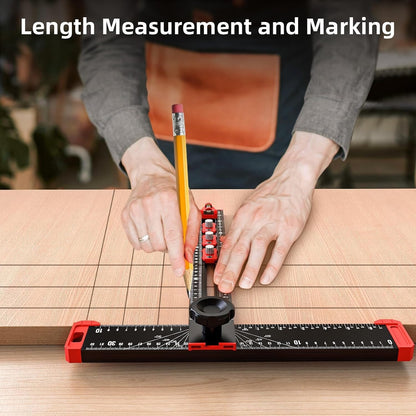 🛠️📐 Multifunctional T-Square Ruler
