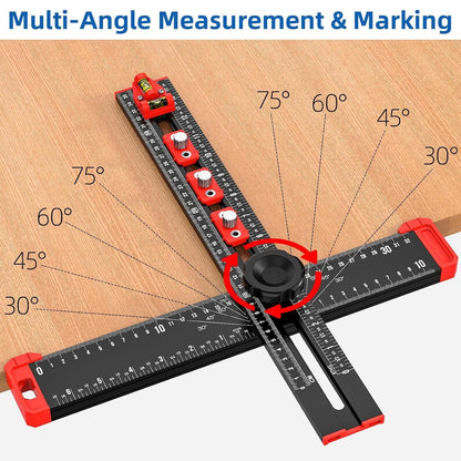 🛠️📐 Multifunctional T-Square Ruler